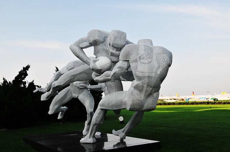 體育運動人物雕塑
